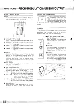 Предварительный просмотр 18 страницы Yamaha CS-20M Owner'S Manual