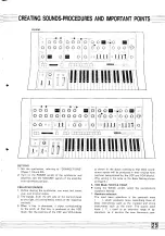 Предварительный просмотр 25 страницы Yamaha CS-20M Owner'S Manual