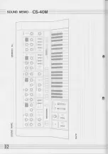 Предварительный просмотр 32 страницы Yamaha CS-20M Owner'S Manual