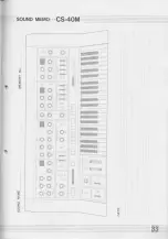 Предварительный просмотр 33 страницы Yamaha CS-20M Owner'S Manual