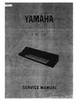 Yamaha CS-30 Service Manual preview