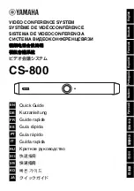 Yamaha CS-800 Quick Manual предпросмотр