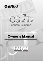 Preview for 14 page of Yamaha CS1D Operating Manual