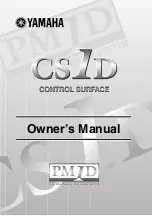 Preview for 1 page of Yamaha CS1D Owner'S Manual