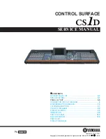 Preview for 1 page of Yamaha CS1D Service Manual