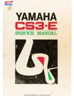 Preview for 1 page of Yamaha CS3-E Service Manual