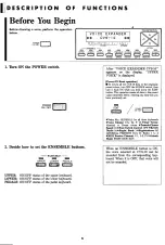 Preview for 7 page of Yamaha CVS-10 User Manual