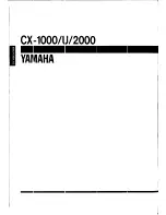 Предварительный просмотр 38 страницы Yamaha CX-1000 Service Manual