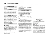 Предварительный просмотр 4 страницы Yamaha CX-50 Owner'S Manual