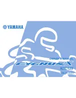 Yamaha CYGNUS.X NXC125 Owner'S Manual preview