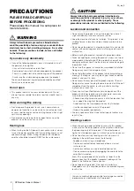 Предварительный просмотр 2 страницы Yamaha CZR10 Owner'S Manual