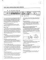 Предварительный просмотр 4 страницы Yamaha D1500 Operating Manual