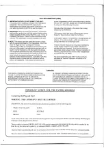 Preview for 2 page of Yamaha D2040 User Manual