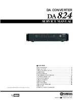 Yamaha DA824 Service Manual preview