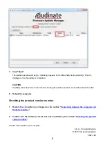 Preview for 8 page of Yamaha Dante Accelerator Firmware Update Manual