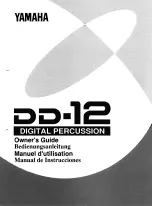 Yamaha DD-12 (French) Owner'S Manual preview