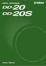 Yamaha DD-20S Owner'S Manual preview