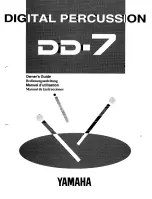 Preview for 1 page of Yamaha DD-7 (French) Owner'S Manual