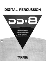 Yamaha DD-8 (French) Manuel Du Propriétaire preview