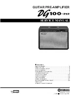 Предварительный просмотр 1 страницы Yamaha DG100-212 Service Manual