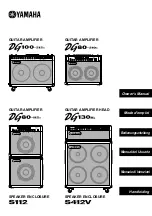 Yamaha DG100-212A Owner'S Manual preview