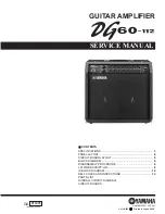 Yamaha DG60-112 Service Manual preview