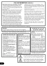 Preview for 2 page of Yamaha DG60FX-112 Owner'S Manual