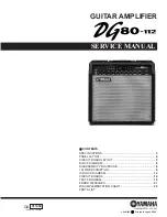 Preview for 1 page of Yamaha DG80-112 Service Manual