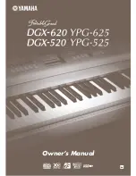 Yamaha dgx520 - Portable Keyboard - 88 Keys Owner'S Manual preview