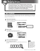 Предварительный просмотр 23 страницы Yamaha dgx520 - Portable Keyboard - 88 Keys Owner'S Manual