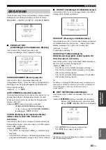 Предварительный просмотр 415 страницы Yamaha Digital Sound Projector YSP-3000 Owner'S Manual