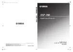 Yamaha Digital Sound Projector YSP-900 Owner'S Manual preview