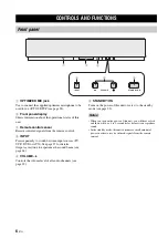 Предварительный просмотр 8 страницы Yamaha Digital Sound Projector YSP-900 Owner'S Manual