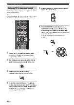 Предварительный просмотр 46 страницы Yamaha Digital Sound Projector YSP-900 Owner'S Manual