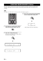 Предварительный просмотр 56 страницы Yamaha Digital Sound Projector YSP-900 Owner'S Manual