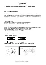 Предварительный просмотр 26 страницы Yamaha disklavier DC1M4 Maintenance Handbook