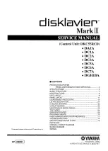 Yamaha Disklavier DKC55RCD XG Mark III Service Manual preview