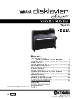 Yamaha Disklavier DU1A Service Manual предпросмотр