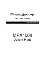 Yamaha Disklavier MPX100II Service Manual предпросмотр