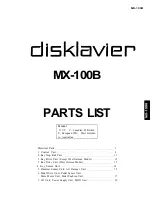 Предварительный просмотр 28 страницы Yamaha disklavier MX-100B Service Manual