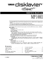 Preview for 2 page of Yamaha Disklavier Silent Series Service Manual