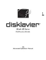 Preview for 2 page of Yamaha Disklavier Advanced Operation Manual