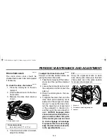 Предварительный просмотр 73 страницы Yamaha Diver 510N XJ6SA Owner'S Manual