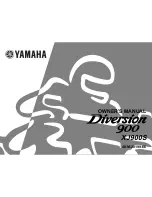 Yamaha Diversion 900 Owner'S Manual preview