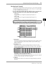 Предварительный просмотр 71 страницы Yamaha DM 1000 Owner'S Manual