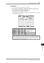 Предварительный просмотр 233 страницы Yamaha DM 1000 Owner'S Manual