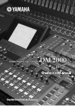 Preview for 1 page of Yamaha DM 2000 Version 2 Owner'S Manual