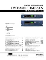 Yamaha DME24N Service Manual предпросмотр