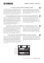 Предварительный просмотр 2 страницы Yamaha DME4IO-C Owner'S Manual