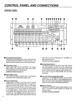 Предварительный просмотр 6 страницы Yamaha DMP11 Operation Manual